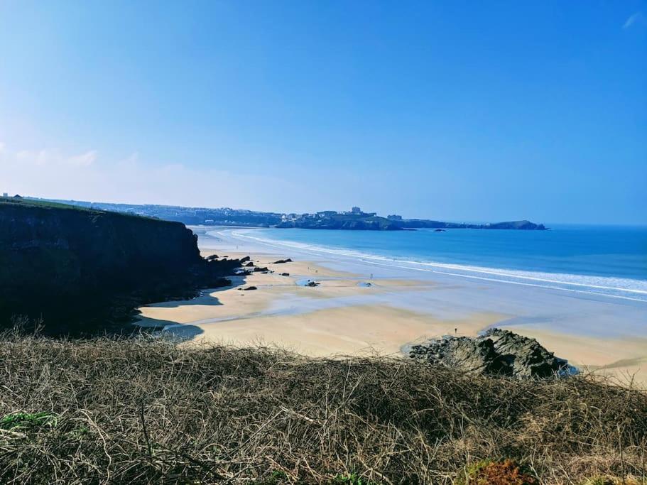 Large 4 Person Couples And Family Caravan In Newquay Bay Resort Esterno foto